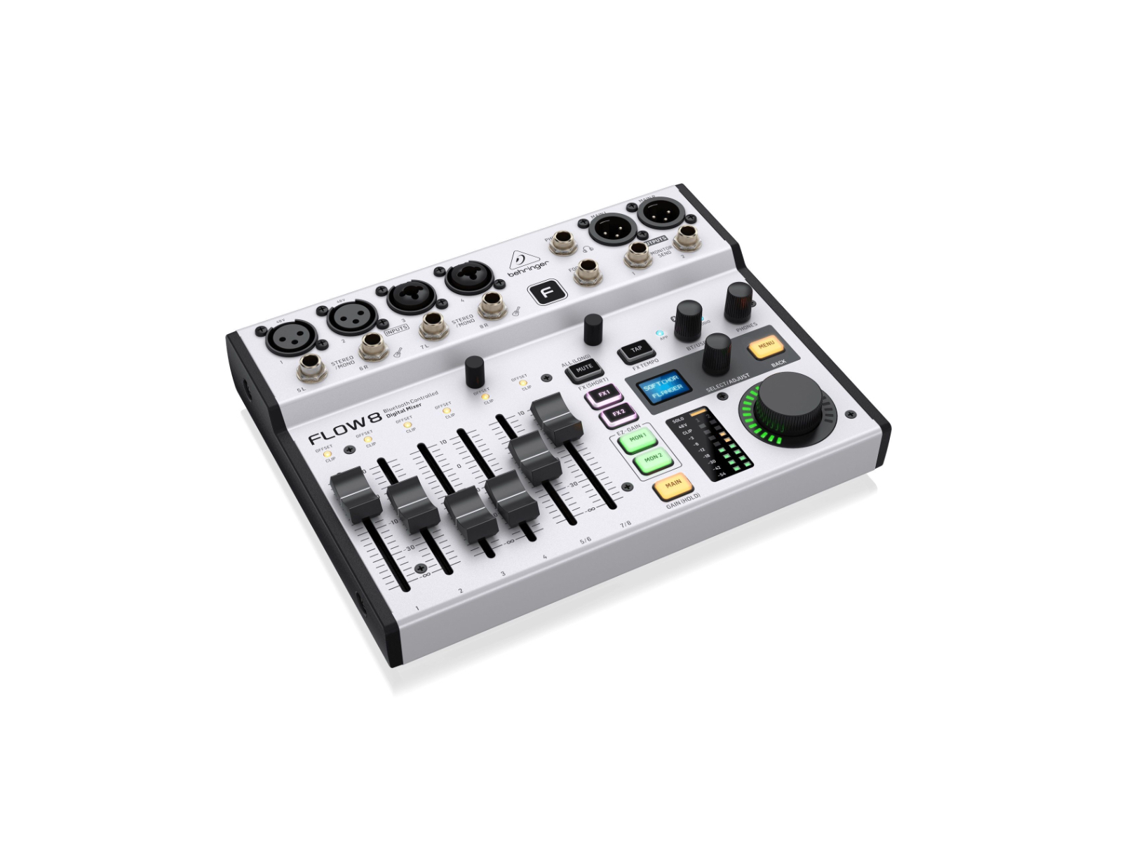 Аренда микшерного пульта Behringer Flow 8 для мероприятий.